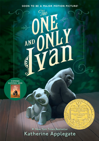 Cover for The One and Only Ivan by Katherine Applegate.